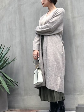 「maison-vincent（メゾンヴァンサン）のアイテム」を使った、nano・universe lady's webeditorさん（レディース・158cm）の秋コーディネート