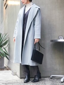 NANO universe（ナノユニバース）の「MANTECO ビッグラペルガウン