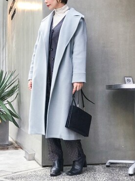 「HALIN（ハリン）のアイテム」を使った、nano・universe lady's webeditorさん（レディース・158cm）の秋コーディネート