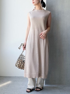 「NANO universe（ナノユニバース）のアイテム（ショルダーバッグ）」を使った、nano・universe lady's webeditorさん（レディース・158cm）の春コーディネート