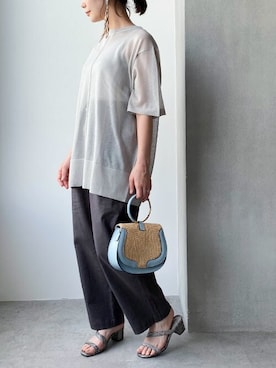 「Lilas Campbell（リラキャンベル）のアイテム」を使った、nano・universe lady's webeditorさん（レディース・158cm）の春コーディネート