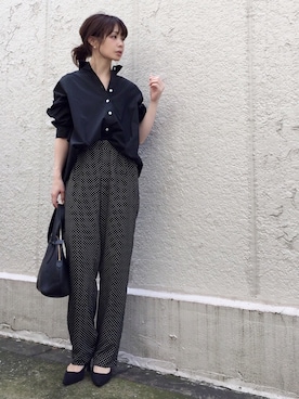 「AZUL ENCANTO（アズールエンカント）のアイテム（シャツ/ブラウス）」を使った、ari☆さん（レディース・155cm）の夏コーディネート