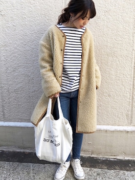 ari☆さん（レディース・155cm）の冬コーディネート