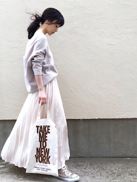 「コンバース ハイカット」｜ari☆さん（レディース・155cm）の春コーディネート