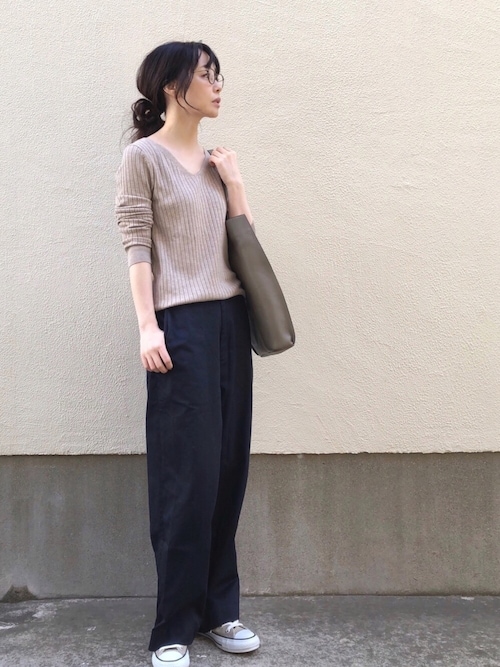 新品　IENA イエナ　スーピマ　チノパン　紺　パンツ　サイズ38 セール】チノパン◇（チノパンツ）｜SLOBE IENA（スローブイエナ