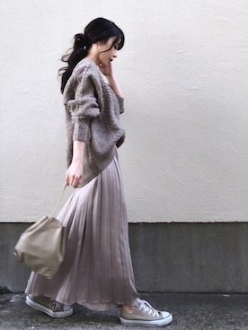 「AMERICAN HOLIC（アメリカンホリック）のアイテム」を使った、ari☆さん（レディース・155cm）の秋コーディネート