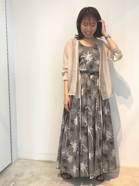 「upper hights」｜「アイテム（ワンピース/ドレス）」を使った、hidem421nさん（レディース・161cm）の夏コーディネート