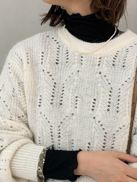 MADEMOISELLE ROPE' STAFF STYLINGさん（レディース・160cm）の冬コーディネート