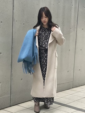 MADEMOISELLE ROPE' STAFF STYLINGさん(レディース・160cm)の冬コーディネート