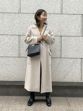 MADEMOISELLE ROPE' STAFF STYLINGさん(レディース・160cm)の冬コーディネート