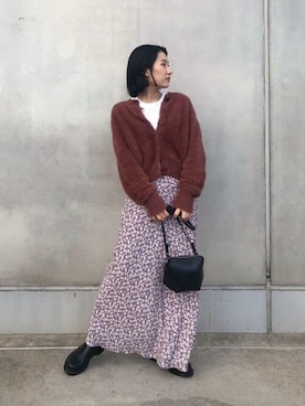 MADEMOISELLE ROPE' STAFF STYLINGさん（レディース・160cm）の冬コーディネート