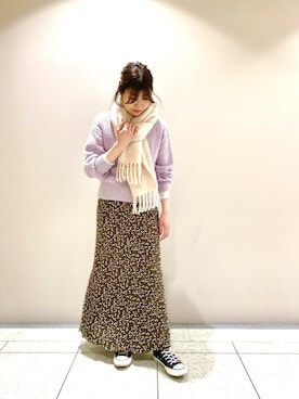 MADEMOISELLE ROPE' STAFF STYLINGさん（レディース・160cm）の冬コーディネート