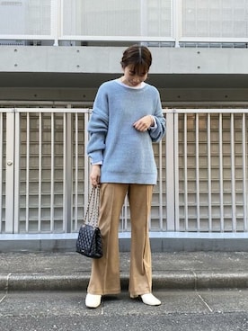 MADEMOISELLE ROPE' STAFF STYLINGさん（レディース・160cm）の冬コーディネート