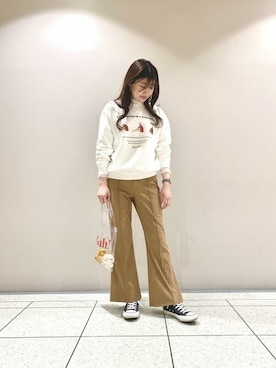 MADEMOISELLE ROPE' STAFF STYLINGさん（レディース・160cm）の冬コーディネート