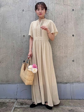 MADEMOISELLE ROPE' STAFF STYLINGさん（レディース・160cm）の春コーディネート