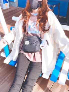 「アイテム（ブルゾン）」を使った、Ayano  Iizukaさん（レディース・164cm・30代）の冬コーディネート