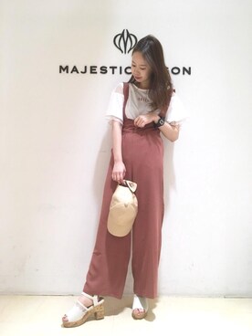 マジェスティックレゴンアミュプラザ鹿児島店スタッフさん（レディース・165cm）の夏コーディネート