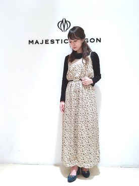 マジェスティックレゴンアミュプラザ鹿児島店スタッフさん(レディース・158cm)の秋コーディネート