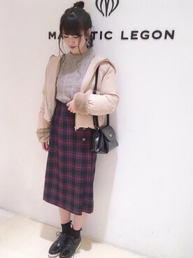 マジェスティックレゴンアミュプラザ鹿児島店スタッフさん(レディース・162cm)の秋コーディネート