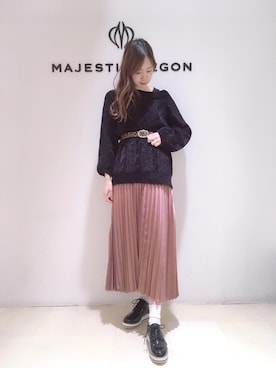 マジェスティックレゴンアミュプラザ鹿児島店スタッフさん(レディース・165cm)の秋コーディネート