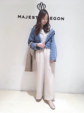 マジェスティックレゴンアミュプラザ鹿児島店スタッフさん(レディース・165cm)の冬コーディネート