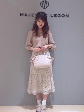 マジェスティックレゴンアミュプラザ鹿児島店スタッフさん（レディース・162cm）の春コーディネート