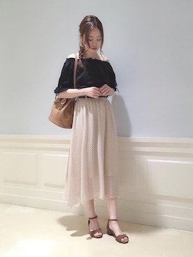 マジェスティックレゴンアミュプラザ鹿児島店スタッフさん（レディース・165cm）の夏コーディネート