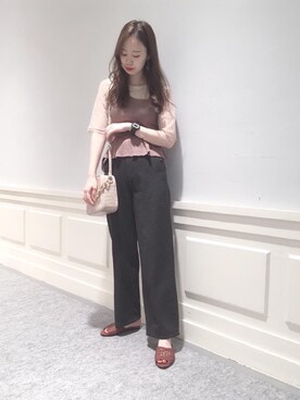 マジェスティックレゴンアミュプラザ鹿児島店スタッフさん(レディース・165cm)の夏コーディネート