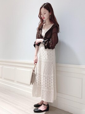 マジェスティックレゴンアミュプラザ鹿児島店スタッフさん(レディース・165cm)の秋コーディネート