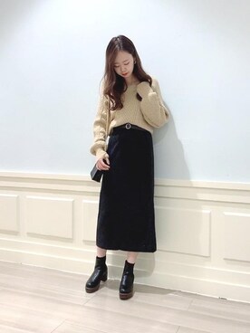 マジェスティックレゴンアミュプラザ鹿児島店スタッフさん(レディース・165cm)の秋コーディネート