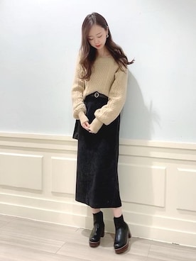 マジェスティックレゴンアミュプラザ鹿児島店スタッフさん(レディース・165cm)の秋コーディネート