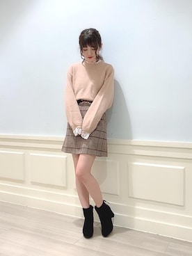 「レイヤード風」｜「アイテム（その他アウター）」を使った、マジェスティックレゴンアミュプラザ鹿児島店スタッフさん（レディース・162cm）の秋コーディネート
