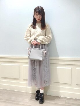 マジェスティックレゴンアミュプラザ鹿児島店スタッフさん（レディース・162cm）の冬コーディネート