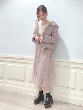 マジェスティックレゴンアミュプラザ鹿児島店スタッフさん(レディース・165cm)の冬コーディネート