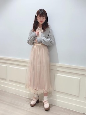 マジェスティックレゴンアミュプラザ鹿児島店スタッフさん(レディース・162cm)の春コーディネート