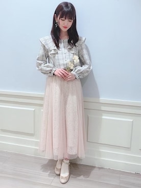 マジェスティックレゴンアミュプラザ鹿児島店スタッフさん(レディース・162cm)の春コーディネート