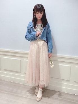 マジェスティックレゴンアミュプラザ鹿児島店スタッフさん(レディース・162cm)の春コーディネート