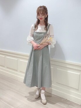 「パステルコーデ」｜マジェスティックレゴンアミュプラザ鹿児島店スタッフさん（レディース・162cm）の秋コーディネート