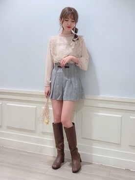 マジェスティックレゴンアミュプラザ鹿児島店スタッフさん（レディース・162cm）の秋コーディネート