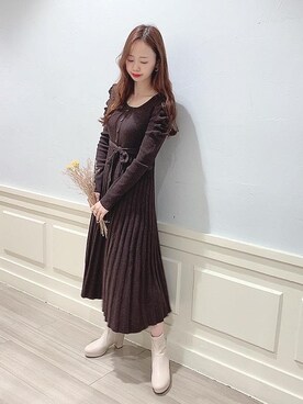 マジェスティックレゴンアミュプラザ鹿児島店スタッフさん（レディース・165cm）の秋コーディネート