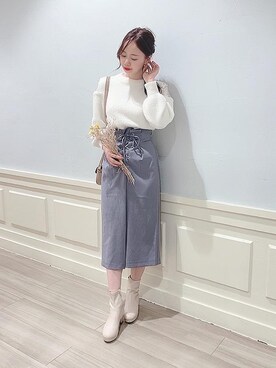 マジェスティックレゴンアミュプラザ鹿児島店スタッフさん（レディース・165cm）の秋コーディネート