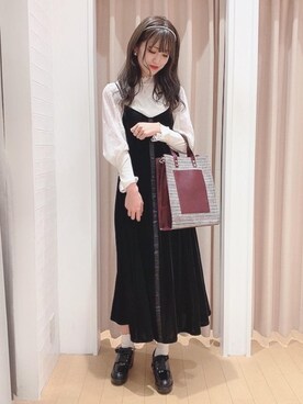 マジェスティックレゴンアミュプラザ鹿児島店スタッフさん(レディース・162cm)の秋コーディネート