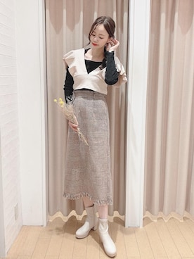 フリルビスチェ の人気ファッションコーディネート Wear