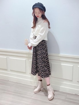 マジェスティックレゴンアミュプラザ鹿児島店スタッフさん（レディース・165cm）の秋コーディネート