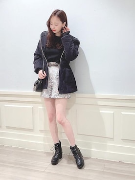 マジェスティックレゴンアミュプラザ鹿児島店スタッフさん（レディース・165cm）の秋コーディネート