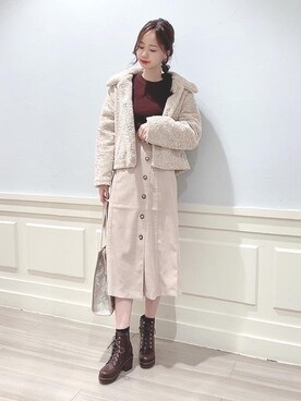 マジェスティックレゴンアミュプラザ鹿児島店スタッフさん（レディース・165cm）の秋コーディネート