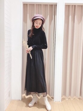 マジェスティックレゴンアミュプラザ鹿児島店スタッフさん（レディース・165cm）の秋コーディネート