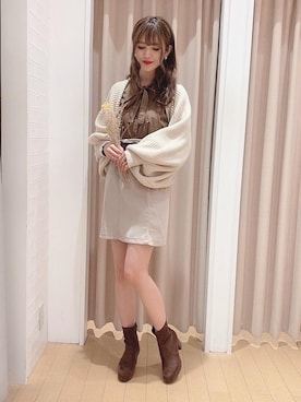 マジェスティックレゴンアミュプラザ鹿児島店スタッフさん（レディース・162cm）の秋コーディネート