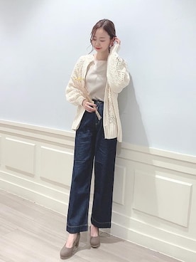 マジェスティックレゴンアミュプラザ鹿児島店スタッフさん（レディース・165cm）の冬コーディネート