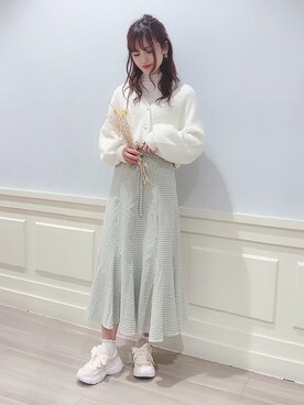 マジェスティックレゴンアミュプラザ鹿児島店スタッフさん（レディース・162cm）の冬コーディネート